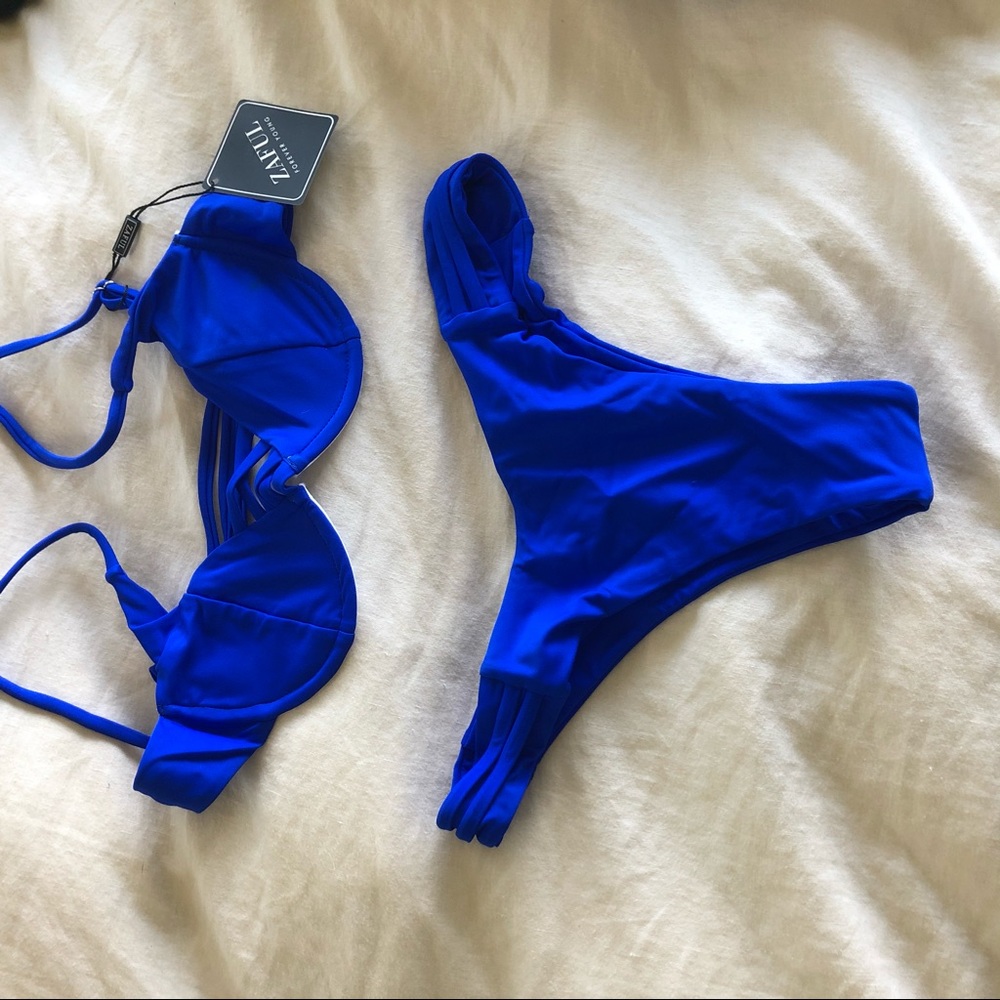 blue bikini Swimsuit NWT